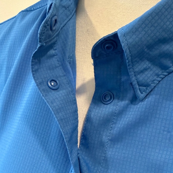 Columbia Women's PFG Tamiami II Shirt in Vivid Blue Size Large - Picture 5 of 10